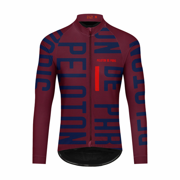 Big Letter Domestique LS Jersey - PELOTON DE PARIS