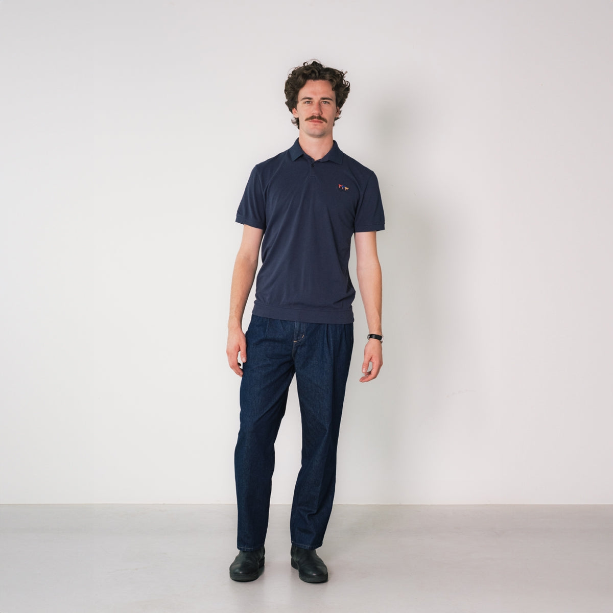 Erstwhile - Polo Shirt Waaier | Navy