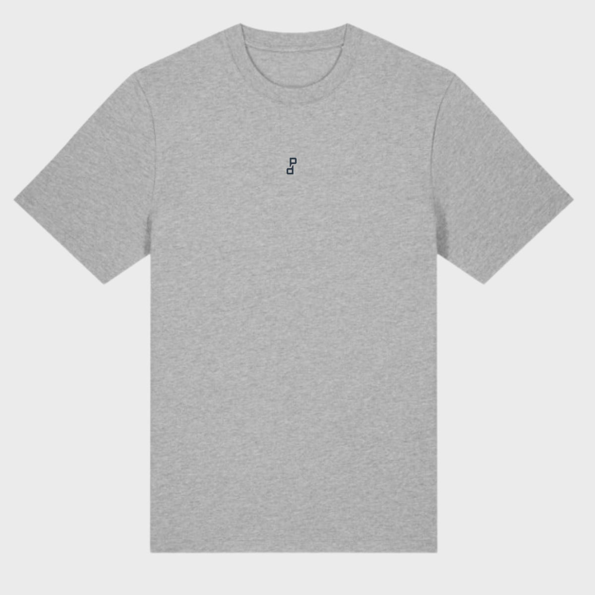 BACK TO BASICS Logo Tee | Natural Grey