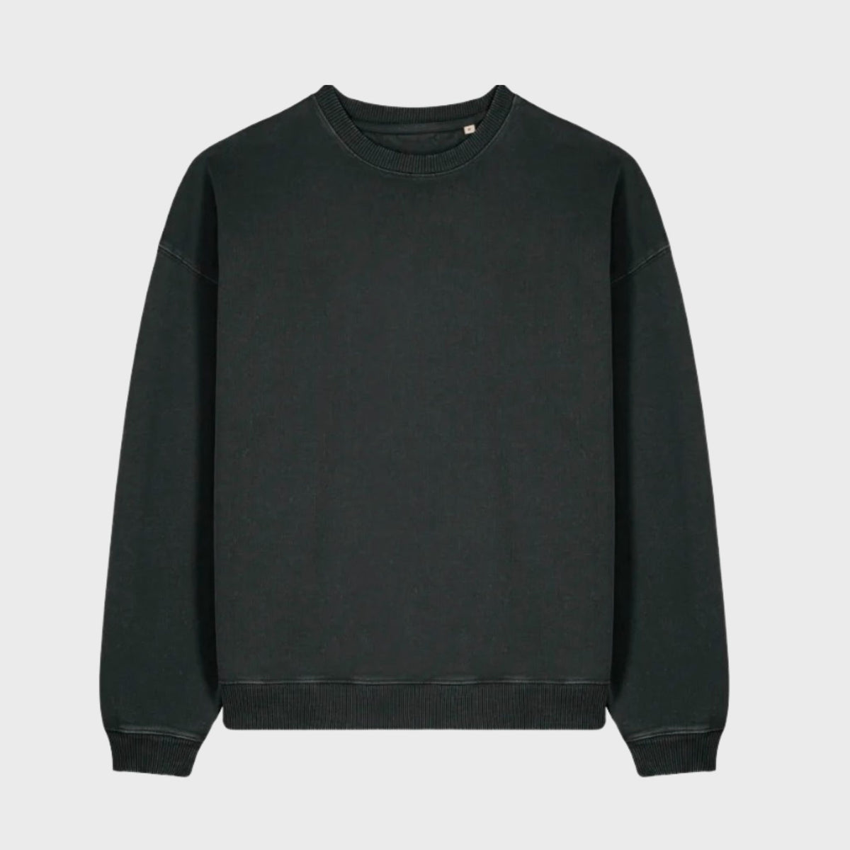 BACK TO BASICS Boxy Sweater | Dyed Black