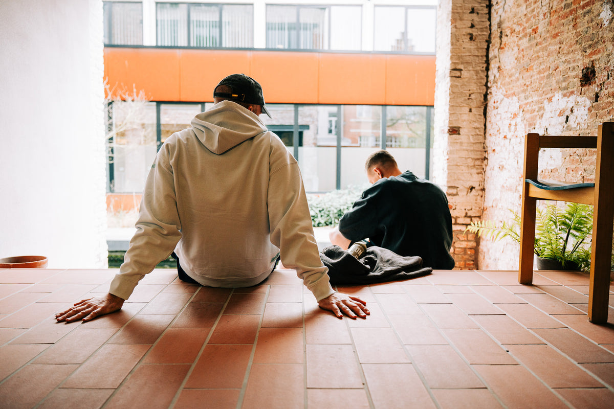 BACK TO BASICS Boxy Hoodie | Ice Blue